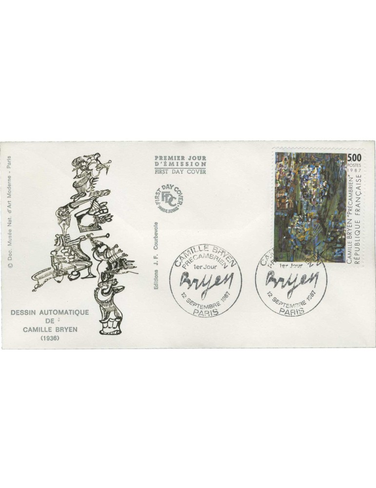 France : 85 enveloppes 1er jour de tableaux différentes entre 1963 et 1996