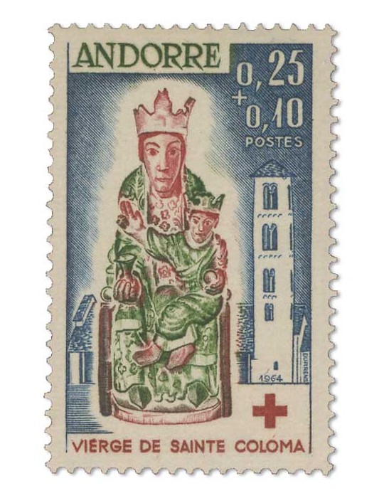 n° 172* - Timbre ANDORRE Poste