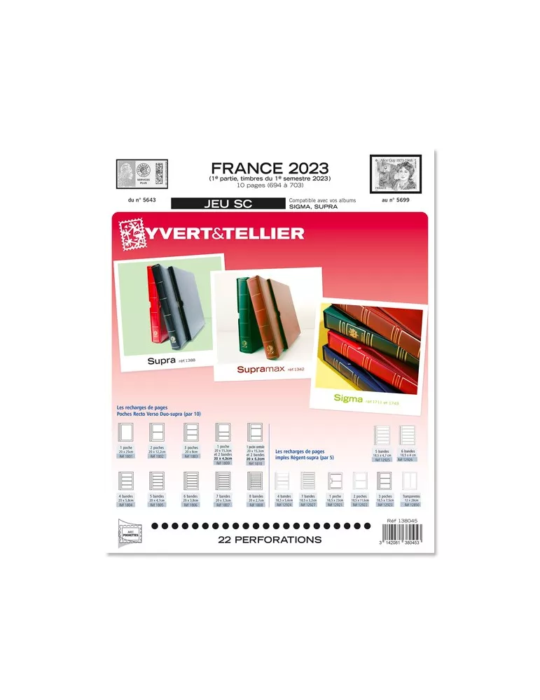 FRANCE SC : 2023 - 1ER SEMESTRE (JEUX AVEC POCHETTES)