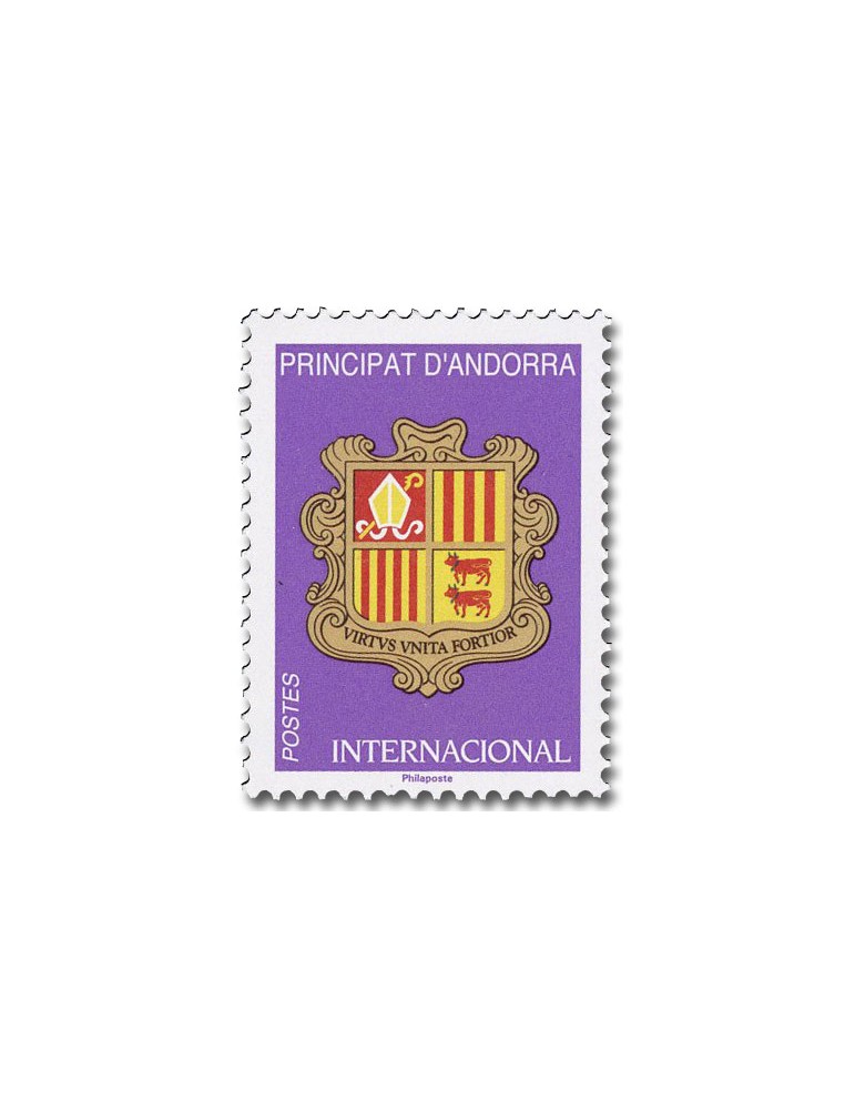 ANDORRE : BLASON INTERNATIONAL - 14_26_001