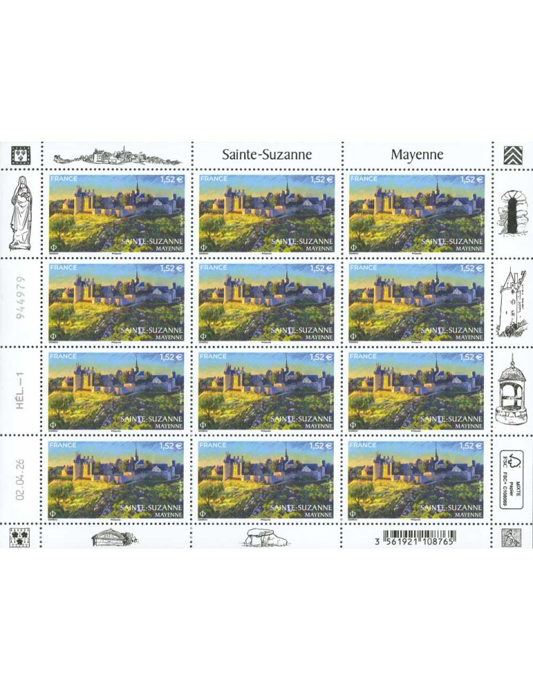 copy ofcopy ofcopy ofcopy ofcopy ofn° F21X - Timbre France Feuillets de France (n° XXXX)