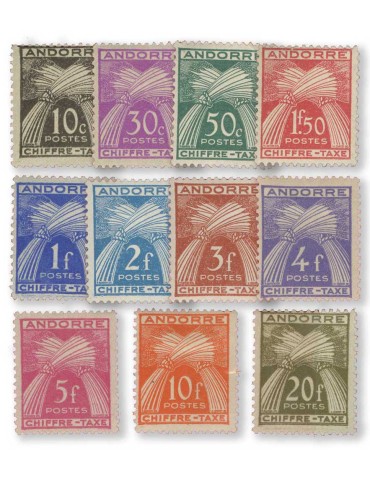 n° 21/31* - Timbre ANDORRE Taxe