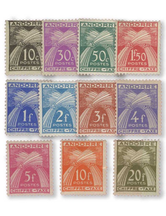 n° 21/31* - Timbre ANDORRE Taxe