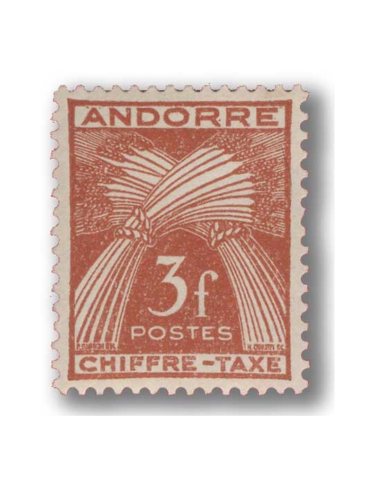 n° 21/31* - Timbre ANDORRE Taxe