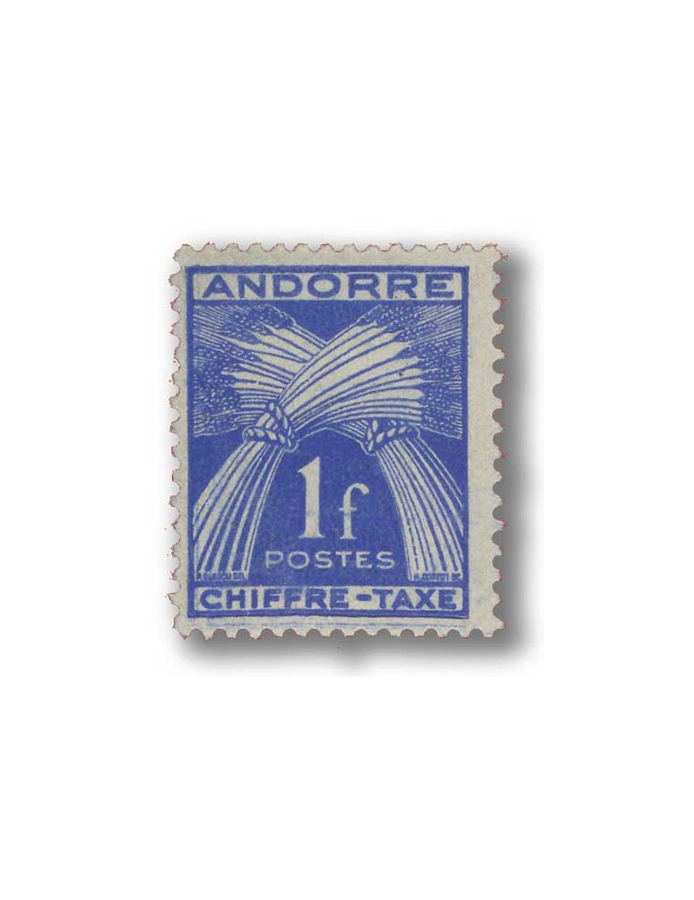 n° 21/31* - Timbre ANDORRE Taxe