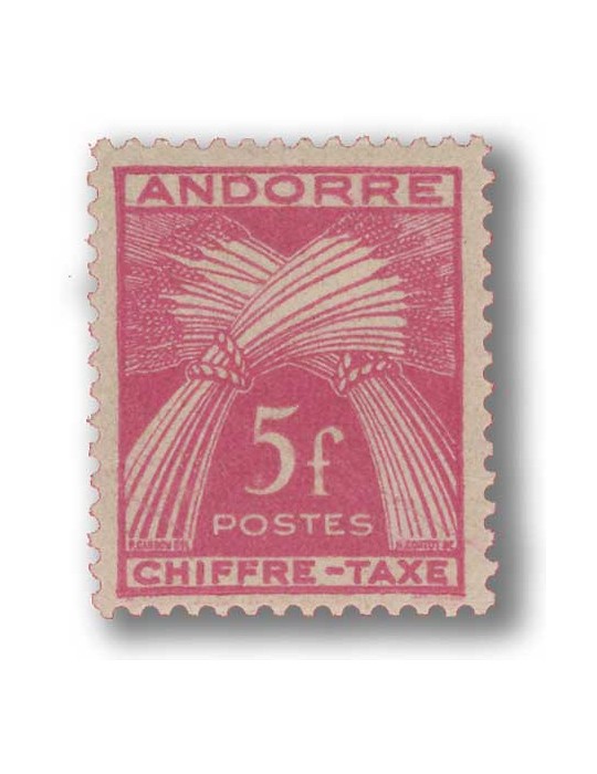 n° 21/31* - Timbre ANDORRE Taxe