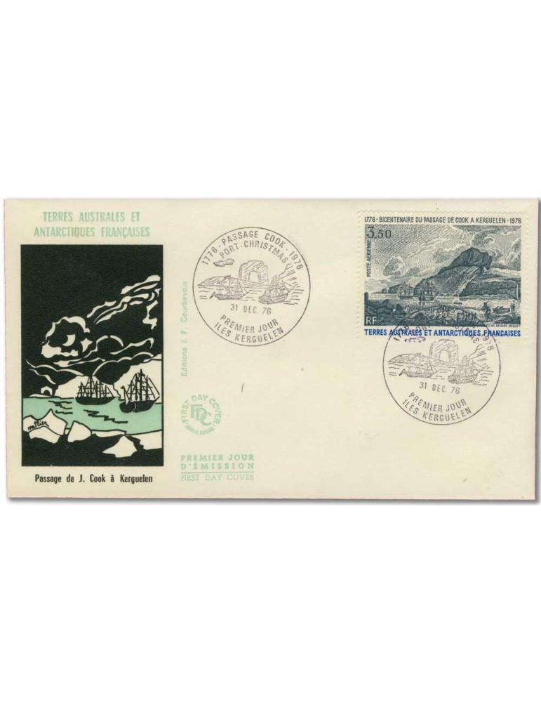 n° 47 obl. - Timbre TAAF Poste Aerienne
