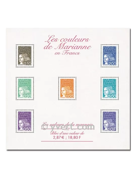 n° 41 - Timbre France Bloc et feuillets