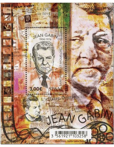 n° F1376 - Timbre Saint-Pierre et Miquelon Poste (JEAN GABIN 1904-1976 -12_26_110)