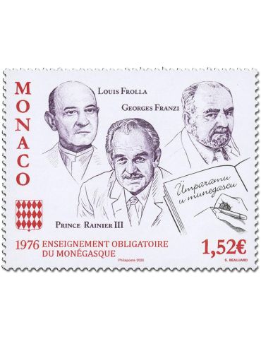 MONACO : 1976 : ENSEIGNEMENT DU MONEGASQUE - 14_26_406