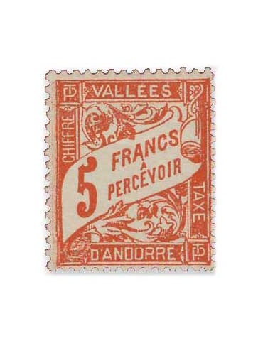 n° 17/20* - Timbre ANDORRE Taxe 2