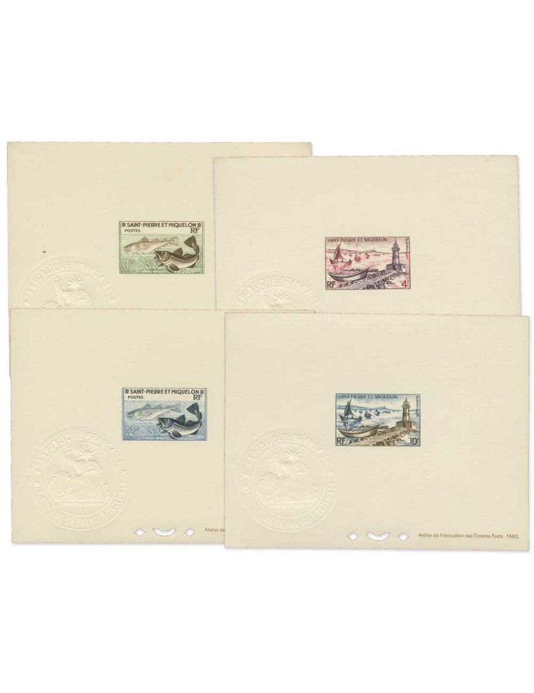 n° 353/357 - Timbre SAINT-PIERRE ET MIQUELON Poste
