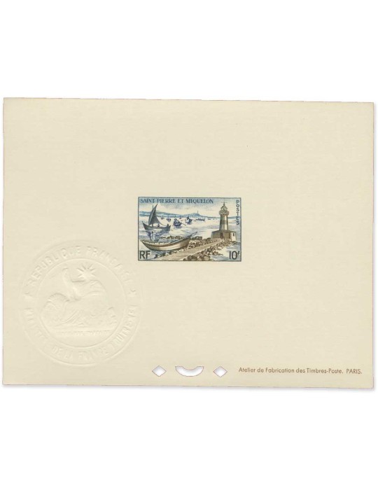 n° 353/357 - Timbre SAINT-PIERRE ET MIQUELON Poste