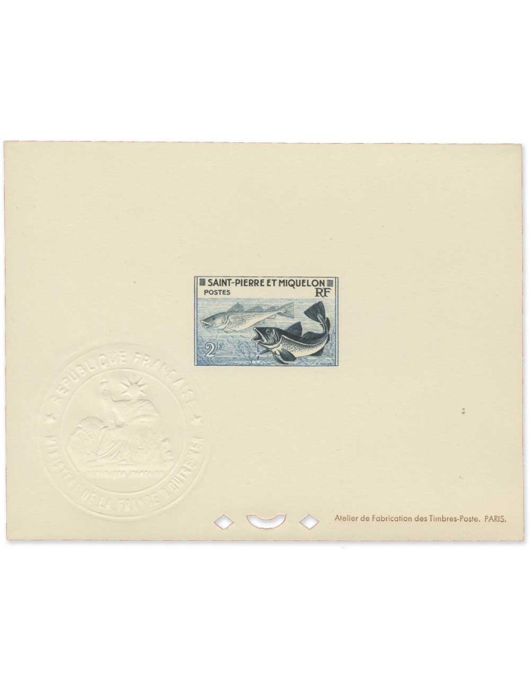 n° 353/357 - Timbre SAINT-PIERRE ET MIQUELON Poste