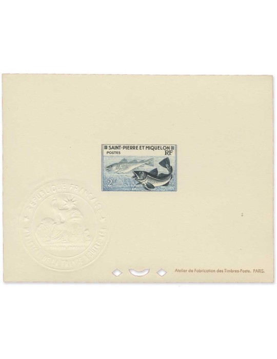 n° 353/357 - Timbre SAINT-PIERRE ET MIQUELON Poste