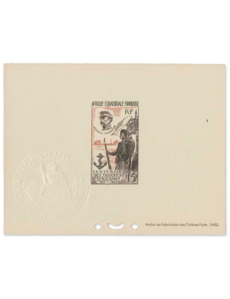 n° 62 - Timbre AEF Poste Aerienne