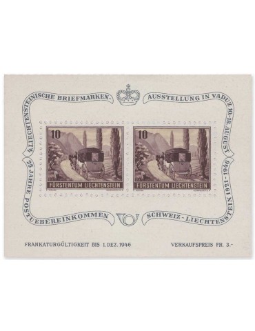 n° 7* - Timbre LIECHTENSTEIN Blocs Et Feuillets
