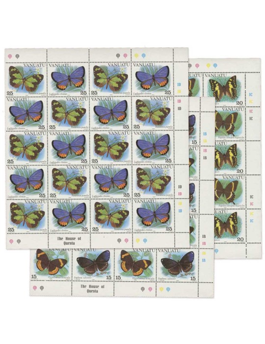 n° 666/671** - Timbre VANUATU Poste