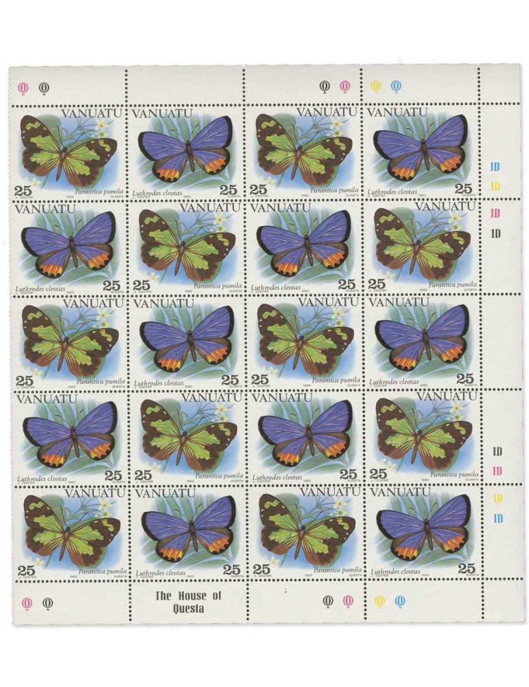 n° 666/671** - Timbre VANUATU Poste