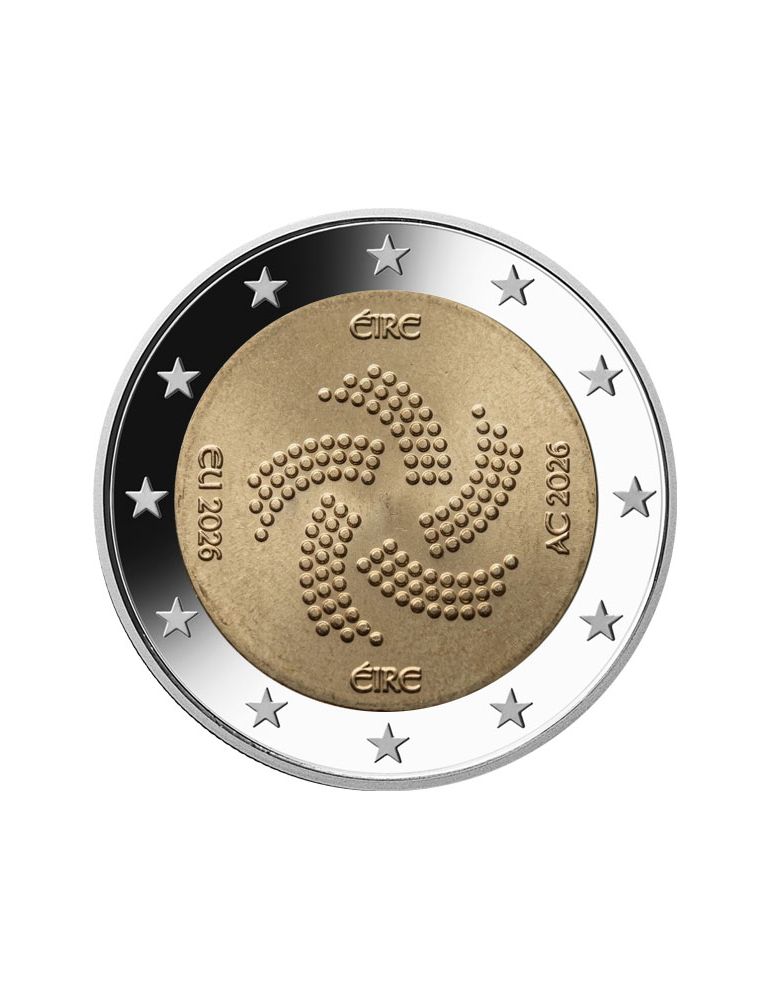 2 EURO COMMEMORATIVE 2026 : IRLANDE (Présidence de l’Union européenne)