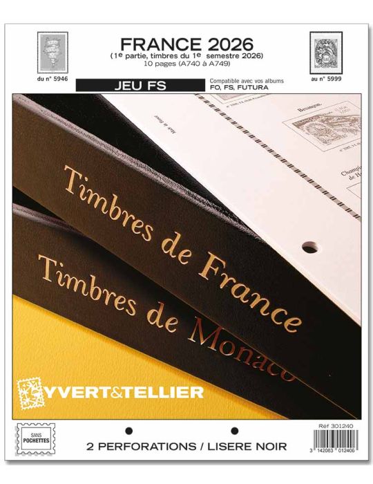 FRANCE FS : 2026 - 1ER SEMESTRE (JEUX SANS POCHETTES)