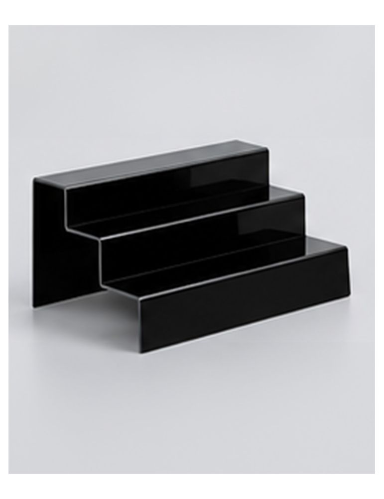 ESCALIER DE PRESENTATION 3 MARCHES : Noir - SAFE®