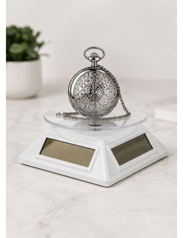 PLATEAU TOURNANT SOLAIRE : Argent - SAFE®