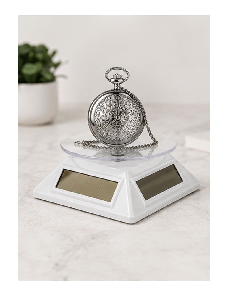 PLATEAU TOURNANT SOLAIRE : Argent - SAFE®