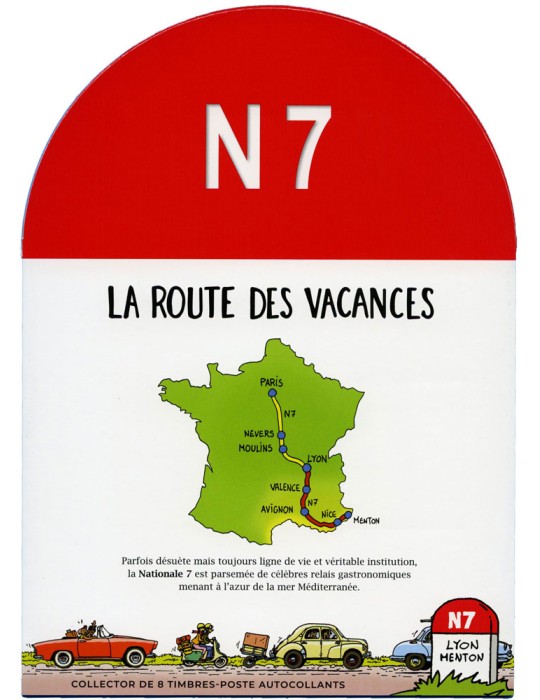 France : Collector "N7 La route des vacances Lyon Menton"