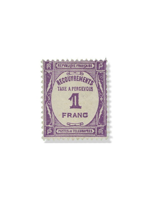n° 55/62* - Timbre FRANCE Taxe