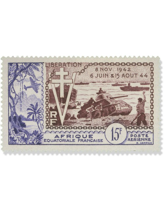 COLONIES : 10ème anniversaire de la libération (Grandes Series Coloniales)