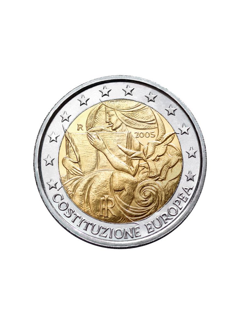 2 EURO COMMEMORATIVE 2005 : ITALIE (SIGNATURE DE LA CONSTITUTION)ITALIE 2 EUROEUR 2005