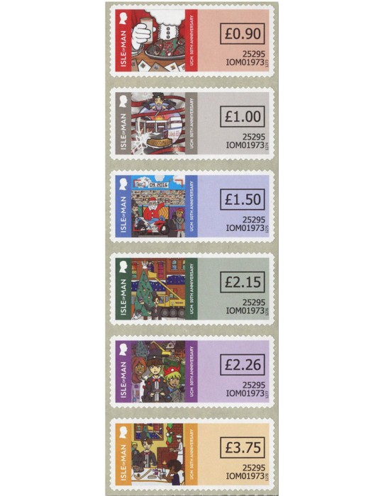 n° 101/106 - Timbre ILE DE MAN Timbres de distributeurs