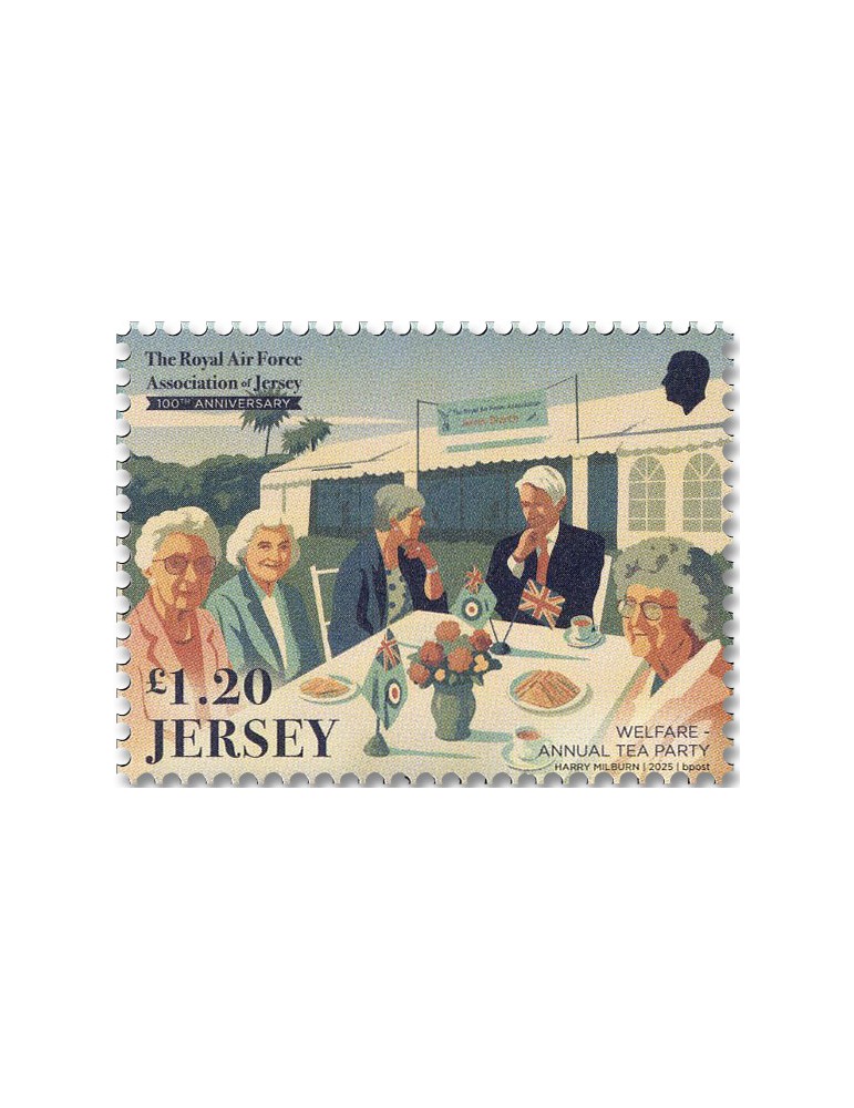 n° 2987/2992 - Timbre JERSEY Poste