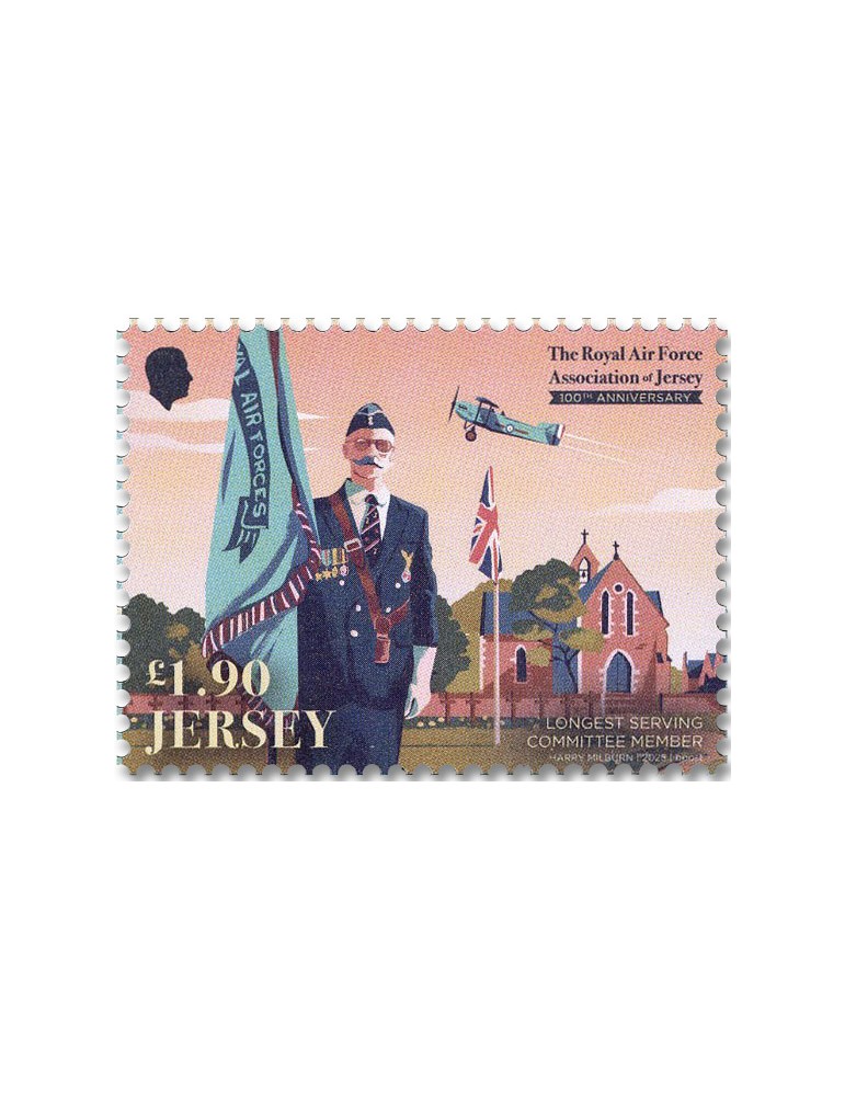 n° 2987/2992 - Timbre JERSEY Poste