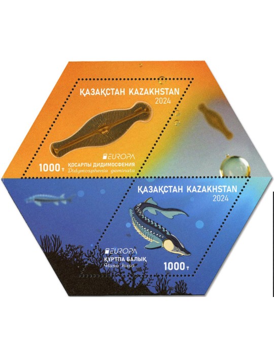 n° 173 - Timbre KAZAKHSTAN Blocs et feuillets
