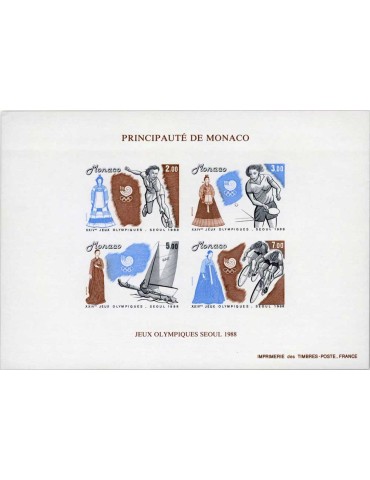 n° 42a** - Timbre MONACO Blocs Et Feuillets