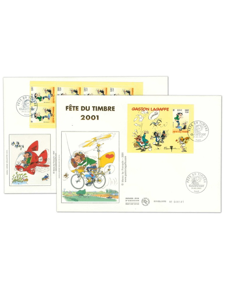 BF n° 34 obl. + BC3370a obl. - Timbre FRANCE Poste