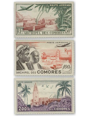 n° 1/3* - Timbre COMORES Poste Aerienne