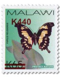 n° 939AT/939AW - Timbre MALAWI Poste