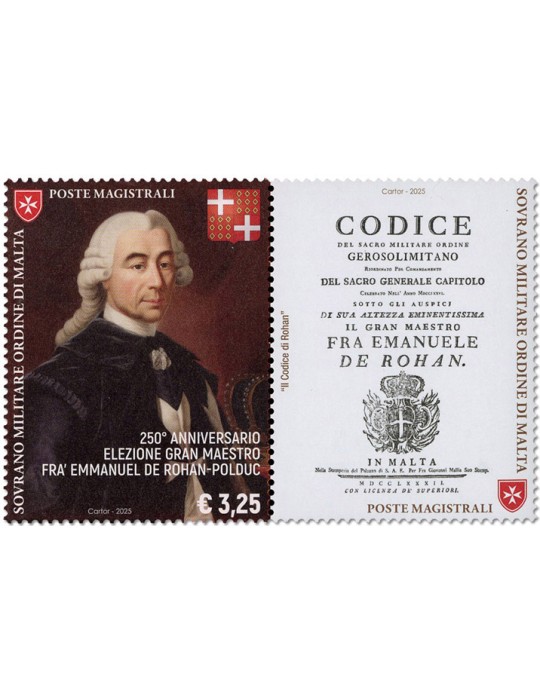 n° 1771 - Timbre ORDRE de MALTE Poste