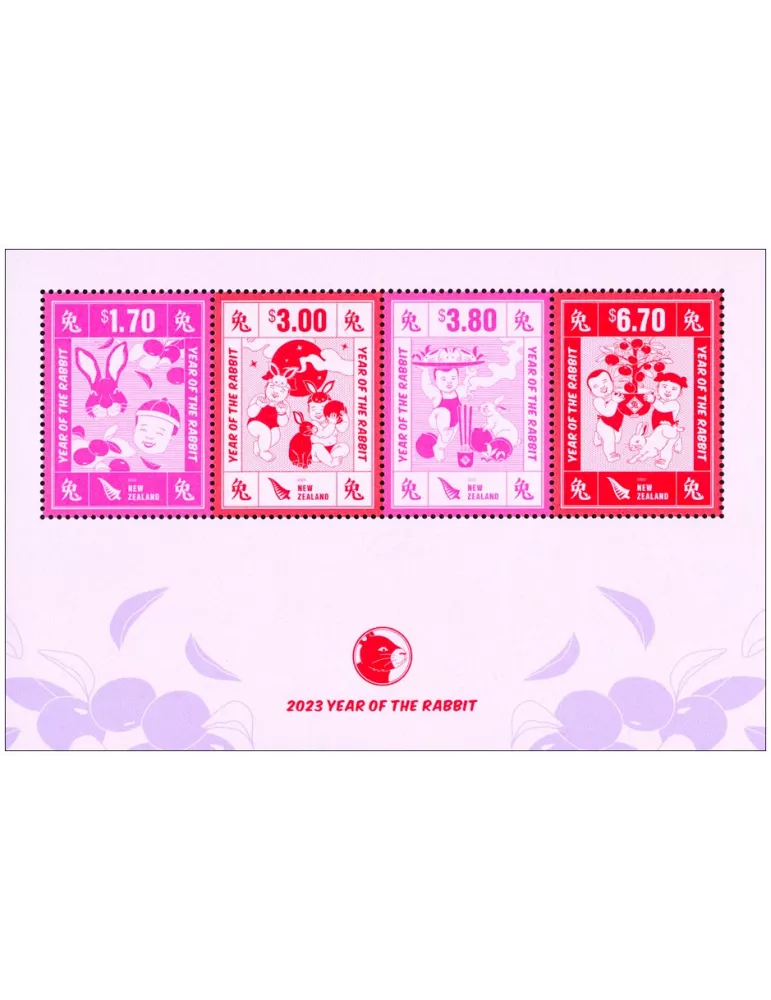 n° 435 - Timbre NOUVELLE-ZELANDE Blocs et feuillets