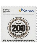 n° 254BE - Timbre BRESIL Poste avec vignette