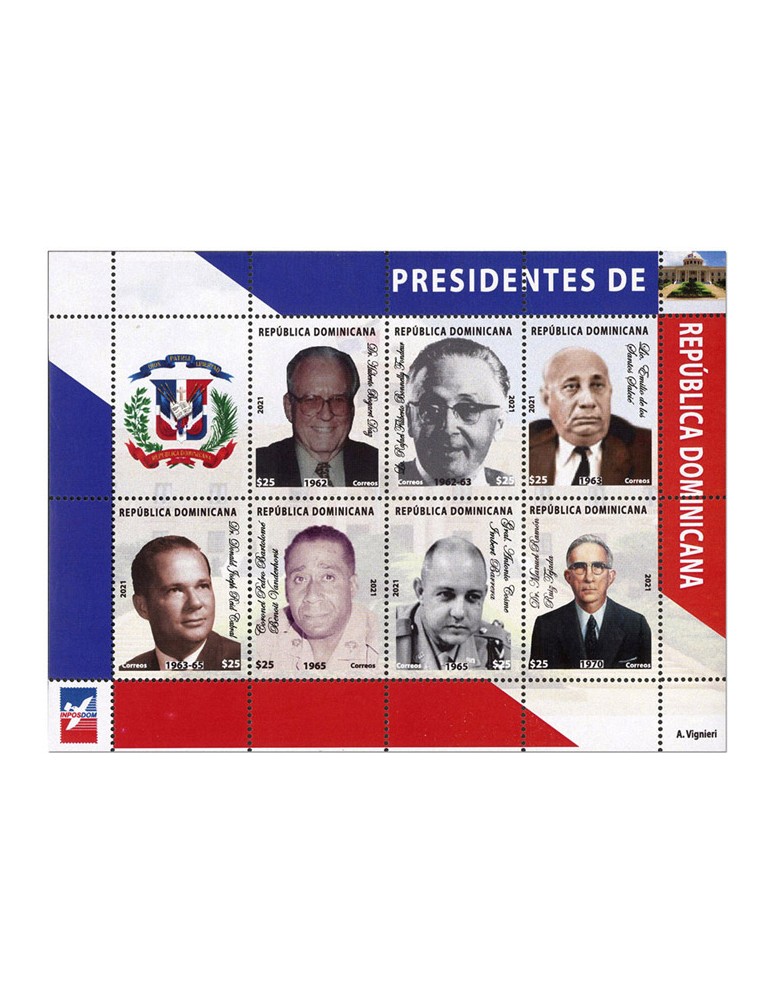 n° 2457/2463 + n° 2464/2470 - Timbre DOMINICAINE Poste