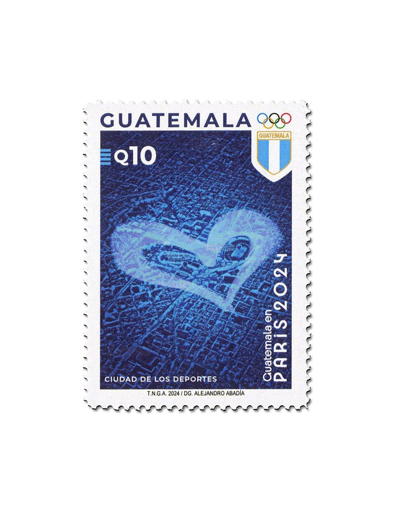 n° 798 - Timbre GUATEMALA Poste