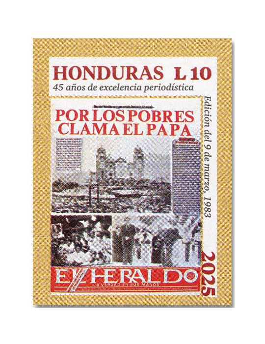 n° 355/359 - Timbre HONDURAS Poste