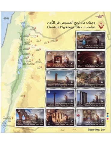 n° 2482/2491 - Timbre JORDANIE Poste
