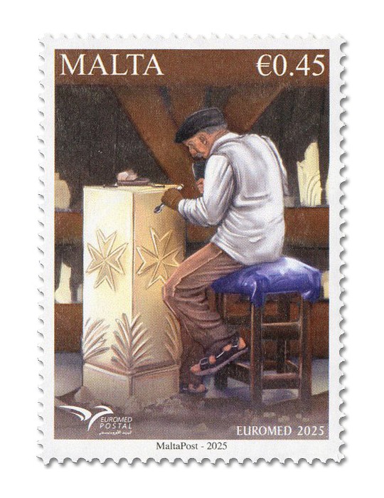 n° 2193/2194 - Timbre MALTE Poste
