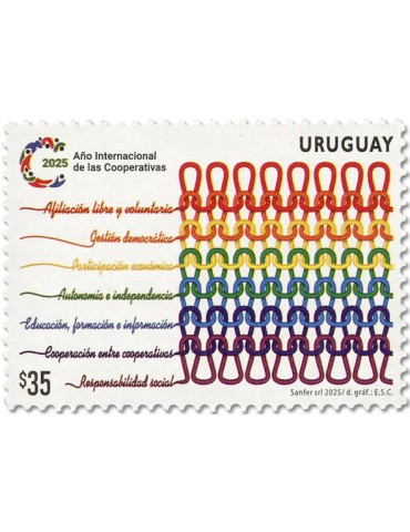 n° 3177 - Timbre URUGUAY Poste