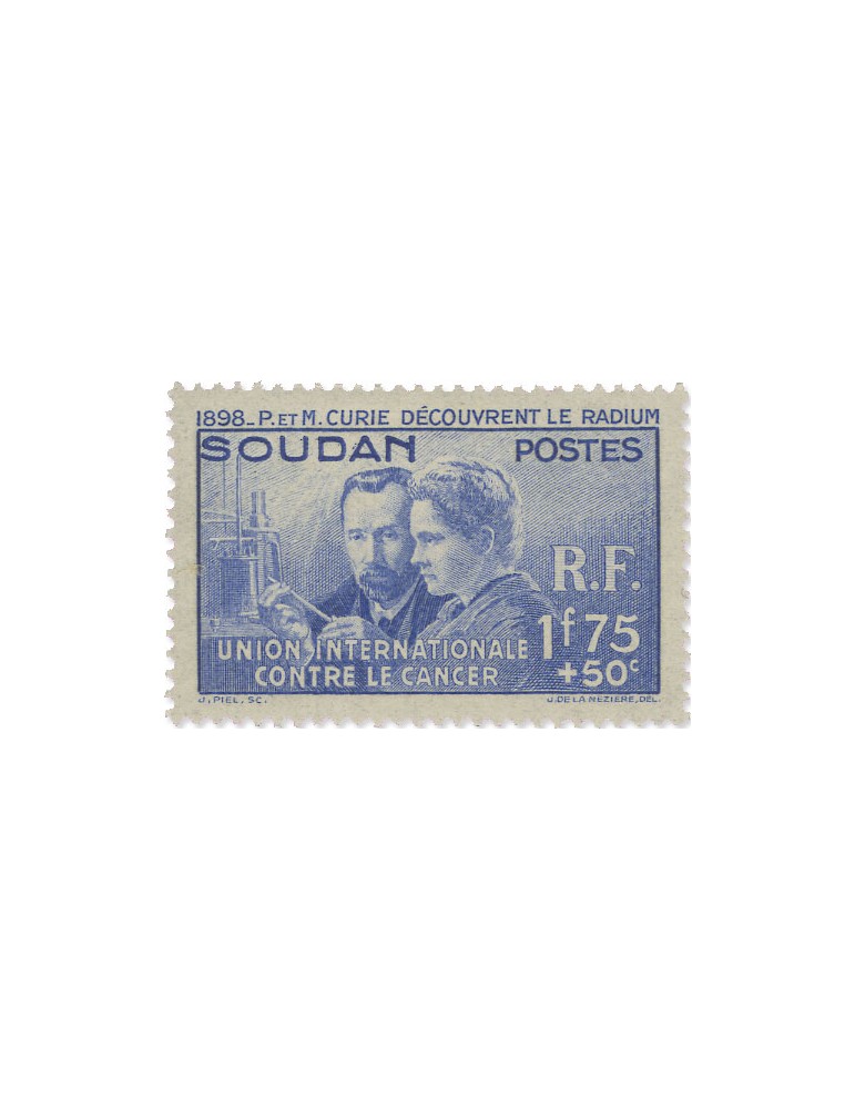 COLONIES : Grandes Series Coloniales (Pierre et Marie Curie)